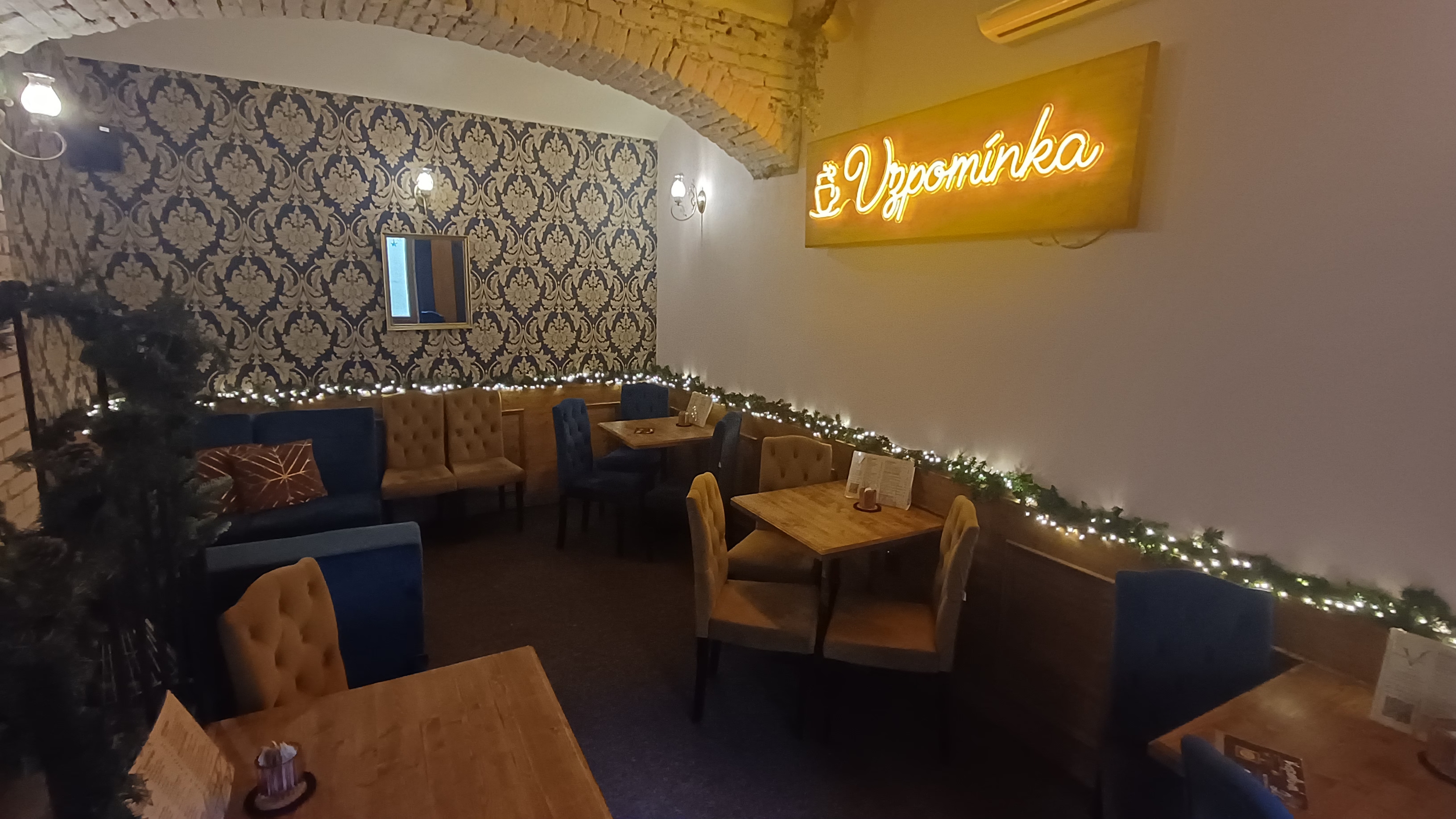 Neon Vzpomínka v interiéru
